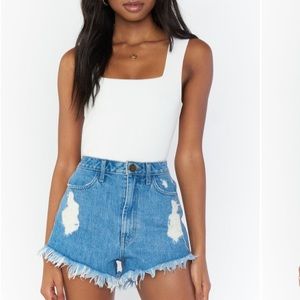 Show Me Your Mumu Houston High Wasted Shorts